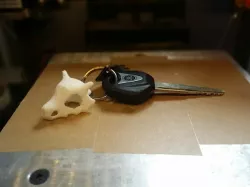 Cubone Pokemon Skull Keychain