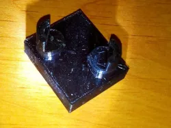 Dual head 3D printer push button