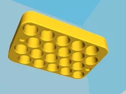 Dynamic ammo storage stacking lid