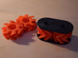 Fully Customizable Twisted Gears V2