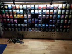 Games Workshop paint holder for peg board