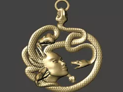 Greek goddess-Medusa-keychain