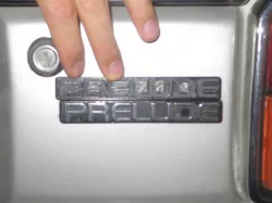 Honda Prelude (1979-1982) Rear "Prelude" badge