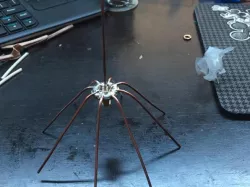 Jig for ADS-B Ground Plane Antenna