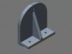 LCD Panel mounting bracket with M3 holes