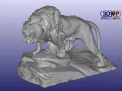 Lion Sculpture 3D Scan