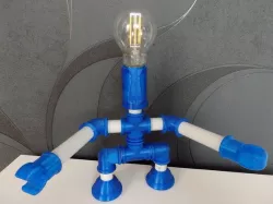 Man bedside lamp / Lampe de chevet