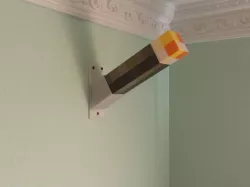Minecraft torch wallmount