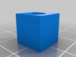 Mini Test Würfel 10x10x10 und 5mm Loch