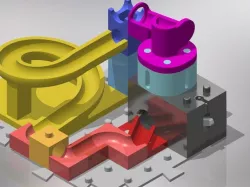 Modular Marble Machine for 8mm Ball Bearings
