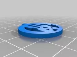 Monogram pendant CF