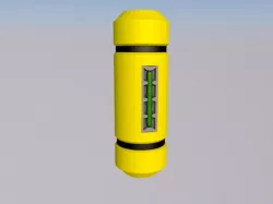 Monster Inc scream canister box