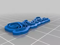 My Customized 3D name plate