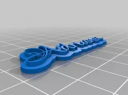 My Customized 3D name plate