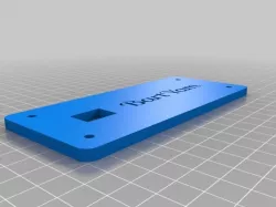 My Customized Kossel Mains - Fuse - Switch Plate/Cover with Nametag