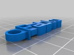 My Customized Message Keychain