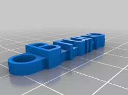 My Customized Message Keychain