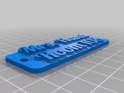 My Customized Mrs. handMultiline Tag or Keychain