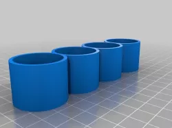 My Customized Parametric bottle tray for small e-liquid/paint/nail varnish bottles
