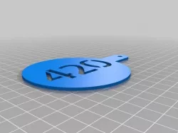 My Customized Parametric  Coffee Stencil - 420