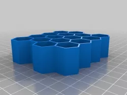 My Customized Parametric honeycomb/hexagonal storage