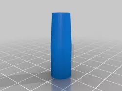 My Customized Parametric Traxxas 5347 ball joint to carbon fiber rod connector for delta printers