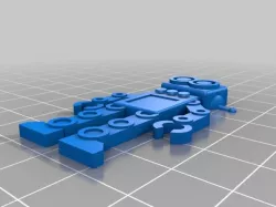 My Customized Robot Keychain