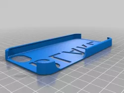 My Customized Stencil Font iPhone Case