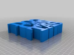 My Customized Variable WORD Sculpture