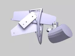Novelty v.1 rhombohedron connector