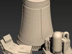 Nuclear Power Plant - wargame terrain building
