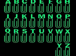 paperclips-Alphabet