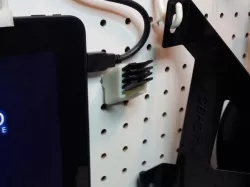 Pegboard Mounted SD Holder