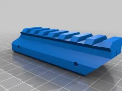Picatinny rail riser 13mm