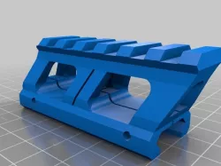 Picatinny rail riser 20 mm