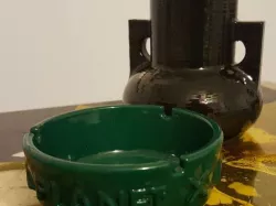 Planet X Ash Tray and a Arts and Crafts Style Vase / Pot