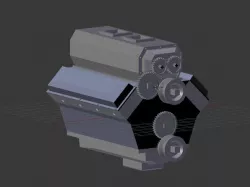 printable v8 engine (probably working)