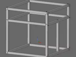 Rigid Square-Tube All-Metal Frame for DIY Projects (3D Printer, Metal Frame Furniture, etc)