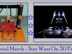 Star Wars - Imperial March 3D Printer Music