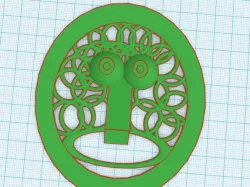 trippy mask thing