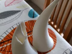 Viking Helmet Horns - Cracked Horn