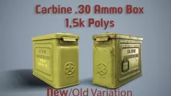 1942 US Ammo Box Carbine 30 PBR Low-poly  3D model