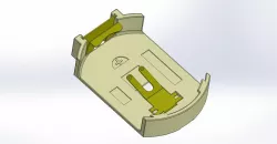 2032 3V Coin Cell Battery Holder Button