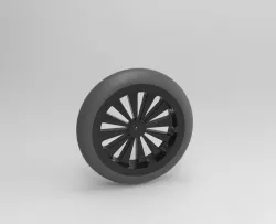 230mm PU wheels for scooters