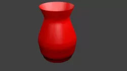 3D Vase  Low-poly  3D model