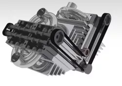 4 cylinder air refrigetated engine