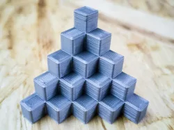 5mm Calibration Cube Steps Pyramid