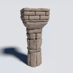 Ancient Column 3D model