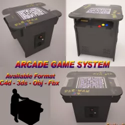 Arcade Game Machine 3D model