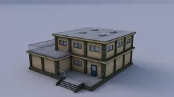 Armory 02 Low-poly  3D model